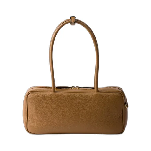 Prada Triangle-Logo Zipped Shoulder Bag