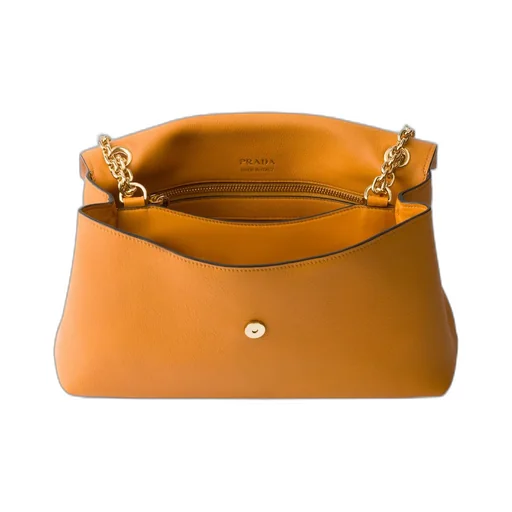Prada Doux Medium Leather Shoulder Bag