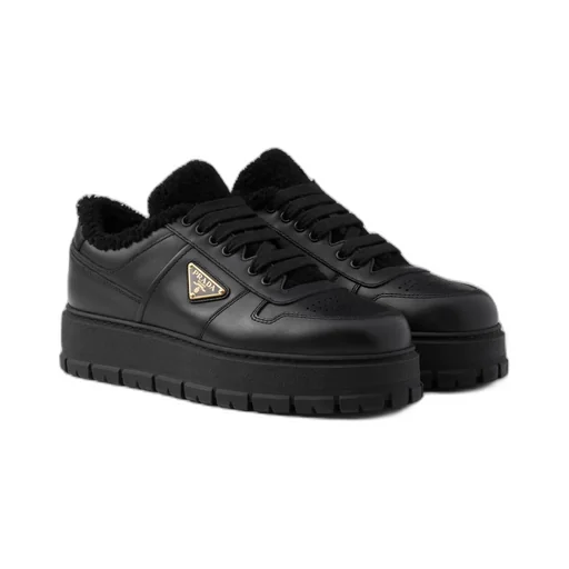 Leather Laced Sneakers