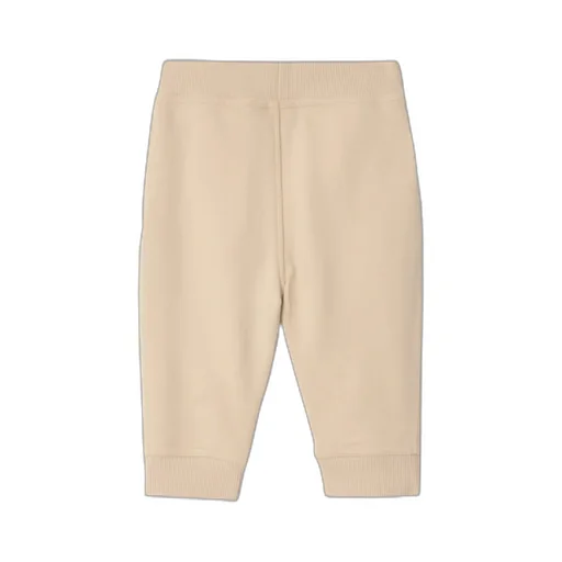 Check Label Cotton Jogging Pants
