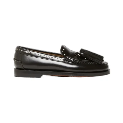 Leather Moccasins With Tassels
