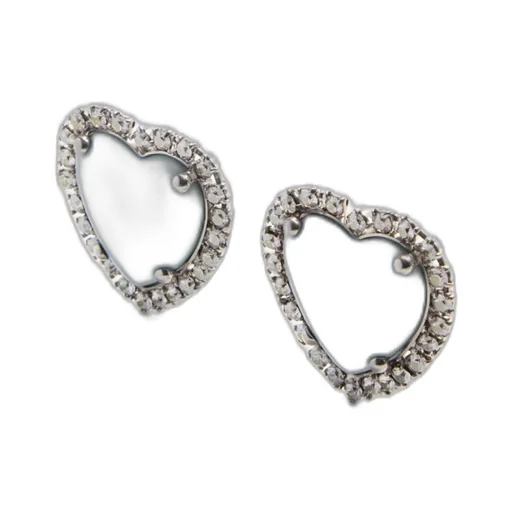 Valentino Coeur Hyperbole Heart-Shaped Earrings