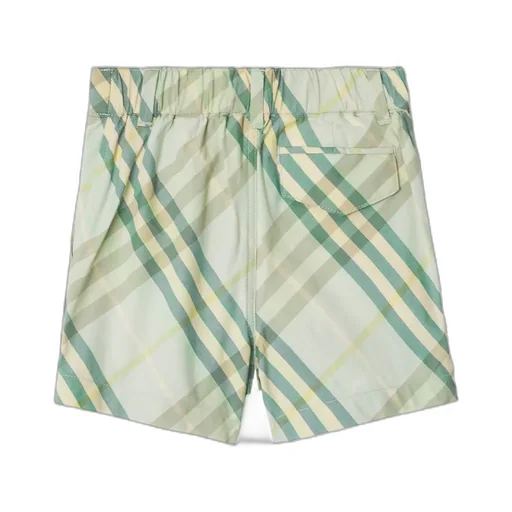 Check Cotton Shorts