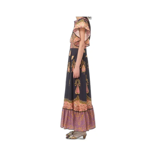 Valentino Patterned Midi Dress