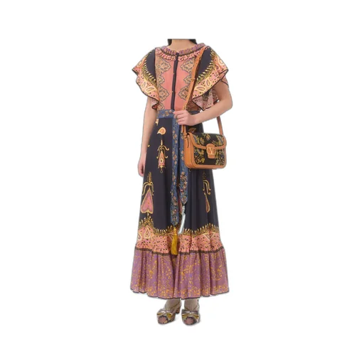 Valentino Patterned Midi Dress