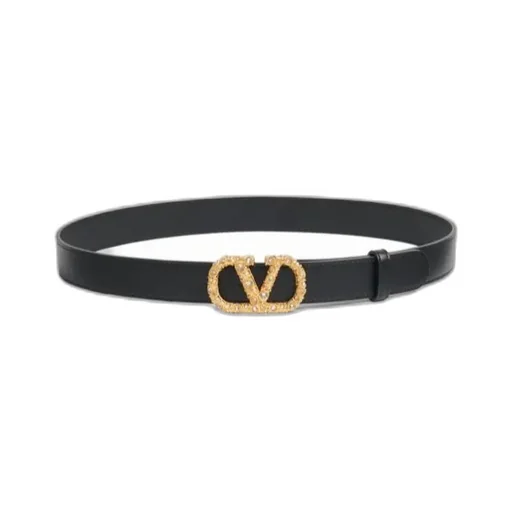 Valentino Garavani Embellished Vlogo Buckle Belt