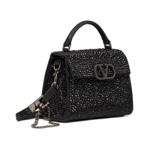 Mini Vsling Handbag With Sparkling Embroidery