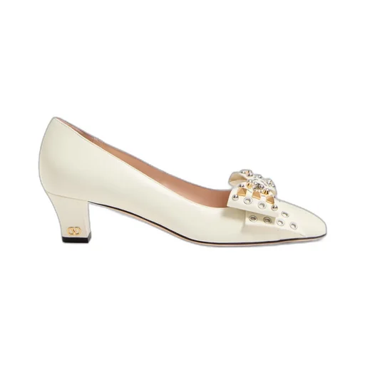 Bowow Pump In Kidskin With Studs 45Mm
