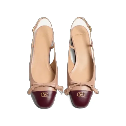 Valentino Valet Du Roi Bow Detailed Ballet Flats