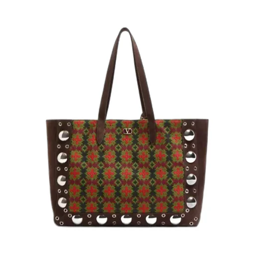 Valentino NellcÔTe Logo Plaque Large Tote Bag