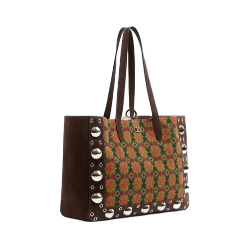 Valentino NellcÔTe Logo Plaque Large Tote Bag