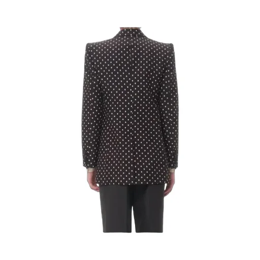 Valentino Plusdepois-Printed Peak Lapel Jacket