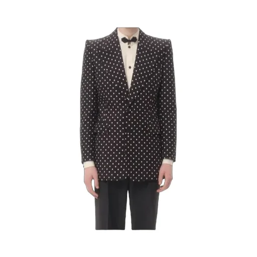 Valentino Plusdepois-Printed Peak Lapel Jacket