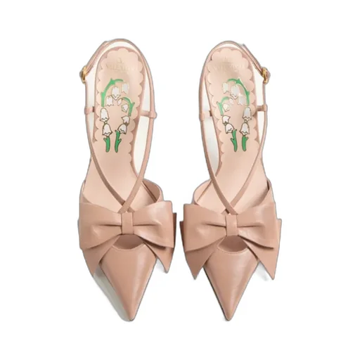 Valentino Bowow Pointed Toe Pumps