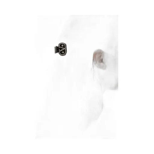 Vlogo Signature Hair Clip In Resin, Metal And Crystals