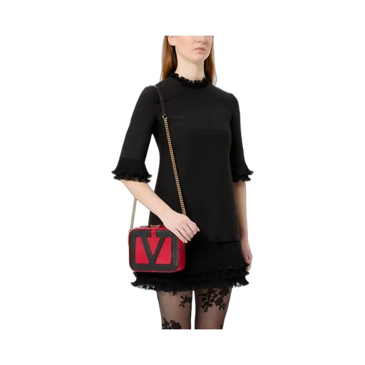 Valentino Viva Vlogo Signature Zip-Up Crossbody Bag