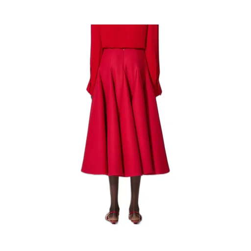 Crepe Couture Midi Skirt
