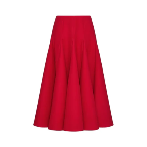 Crepe Couture Midi Skirt