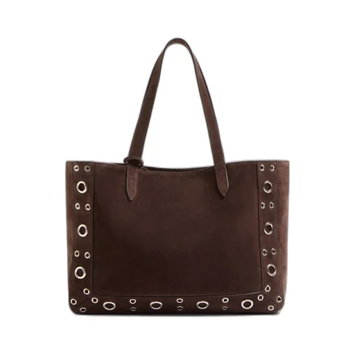 Valentino Vlogo Plaque Floral Embroidered Tote Bag