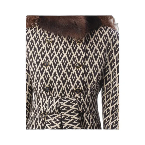 Full V Jacquard Coat