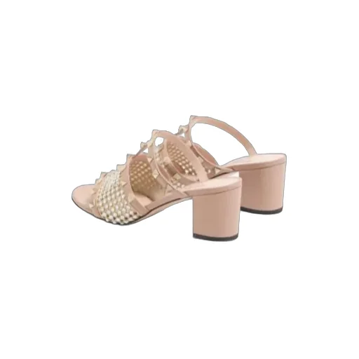 Round-Headed High-Heeled Sandals