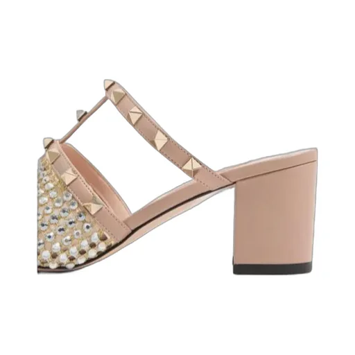 Round-Headed High-Heeled Sandals
