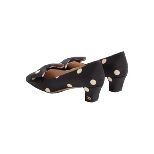 Valentino Bowow Polka Dot Printed Pumps