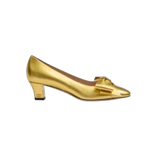 45Mm Bowow Leather Pumps