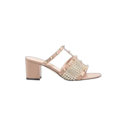 Round-Headed High-Heeled Sandals
