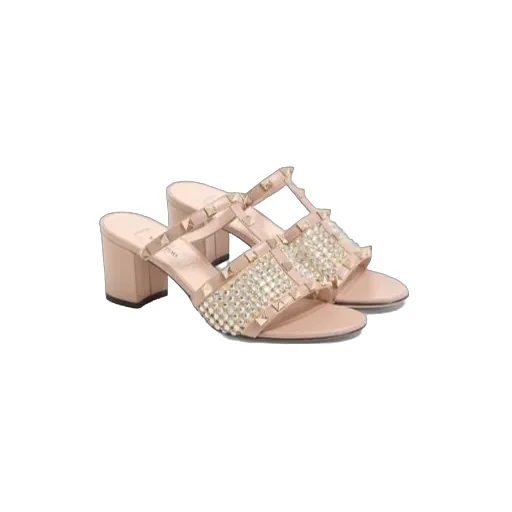 Round-Headed High-Heeled Sandals