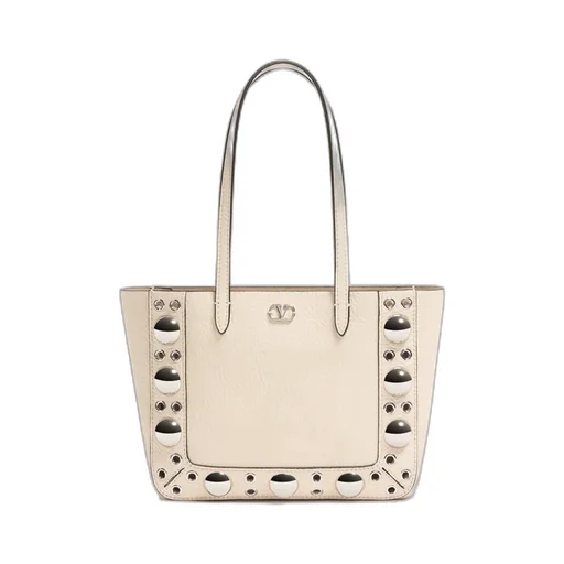 Valentino	Vlogo Plaque Eyelet Detailed Shoulder Bag