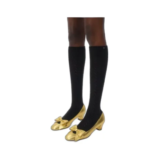 45Mm Bowow Leather Pumps