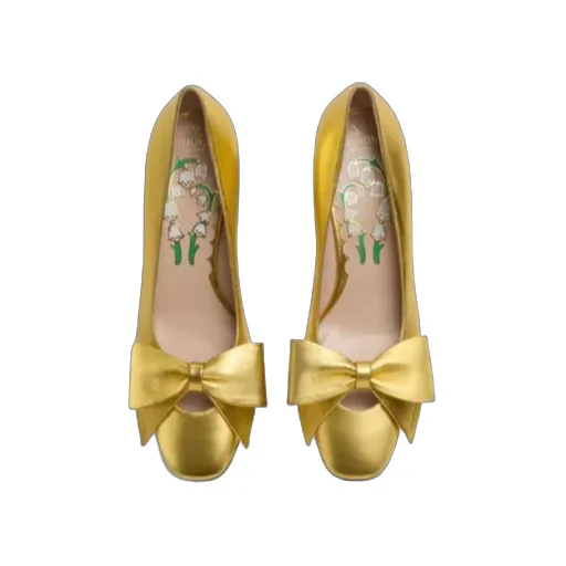 45Mm Bowow Leather Pumps