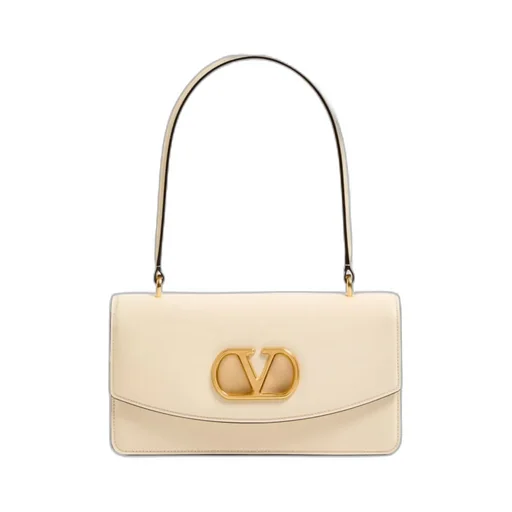 Valentino Garavani Vain Bag With Handle In Shiny Calfskin