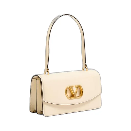 Valentino Garavani Vain Bag With Handle In Shiny Calfskin