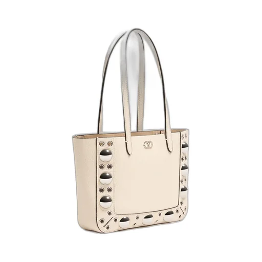 Valentino	Vlogo Plaque Eyelet Detailed Shoulder Bag