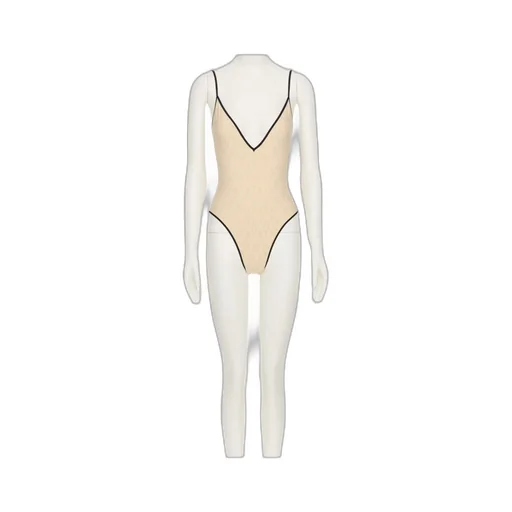 Valentino Toute La V V-Neck One-Piece Swimsuit