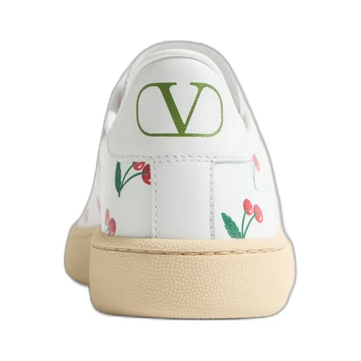 Valentino	Royco Cherryfic-Printed Lace-Up Sneakers