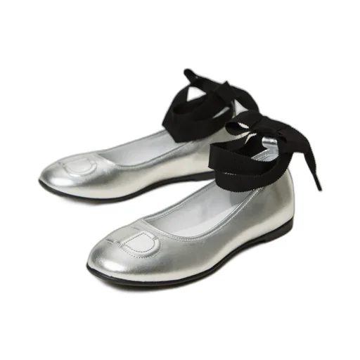 Leather Ballerina Shoes