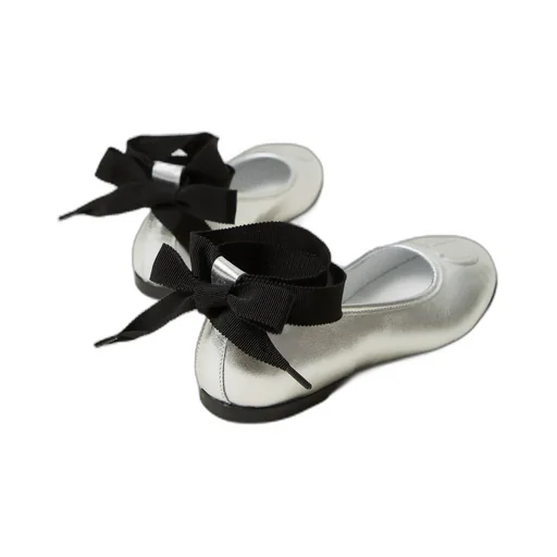 Leather Ballerina Shoes