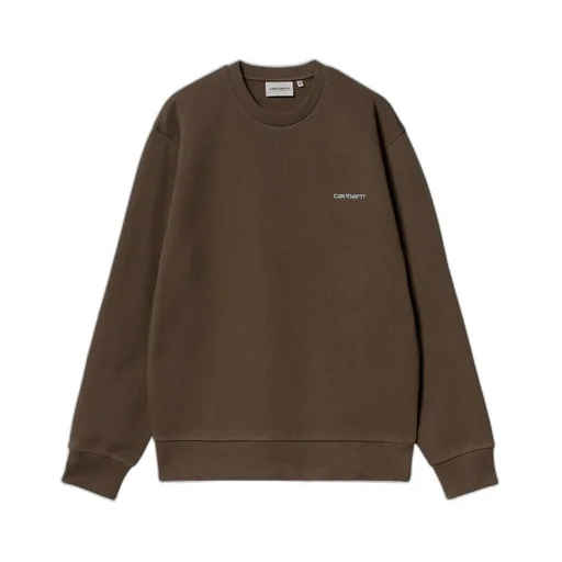 Carhartt Wip Script-Embroidered Crewneck Sweatshirt
