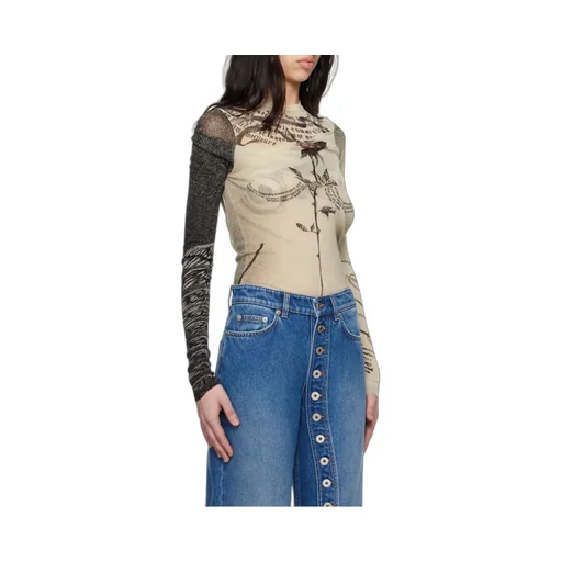 Double Layer Printed Bodysuit