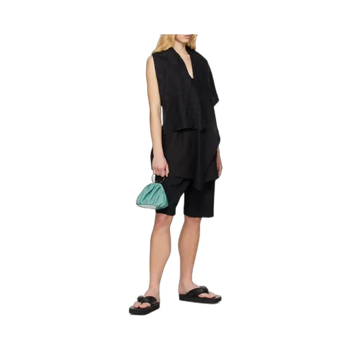 Draped Long Vest