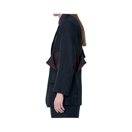Yohji Yamamoto Cut-Out Long Sleeved Blazer