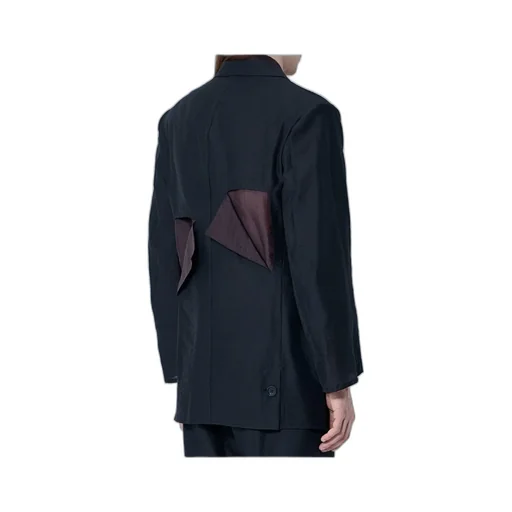 Yohji Yamamoto Cut-Out Long Sleeved Blazer
