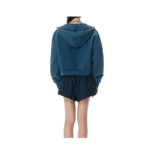 Distressed Cotton Hoodie