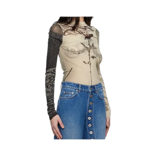 Double Layer Printed Bodysuit