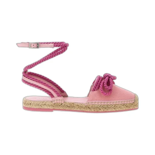 Mach & Mach Double Bow Strapped Espadrilles