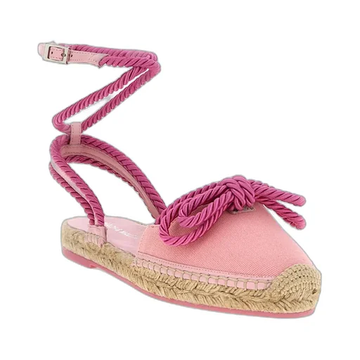 Mach & Mach Double Bow Strapped Espadrilles