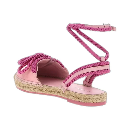 Mach & Mach Double Bow Strapped Espadrilles